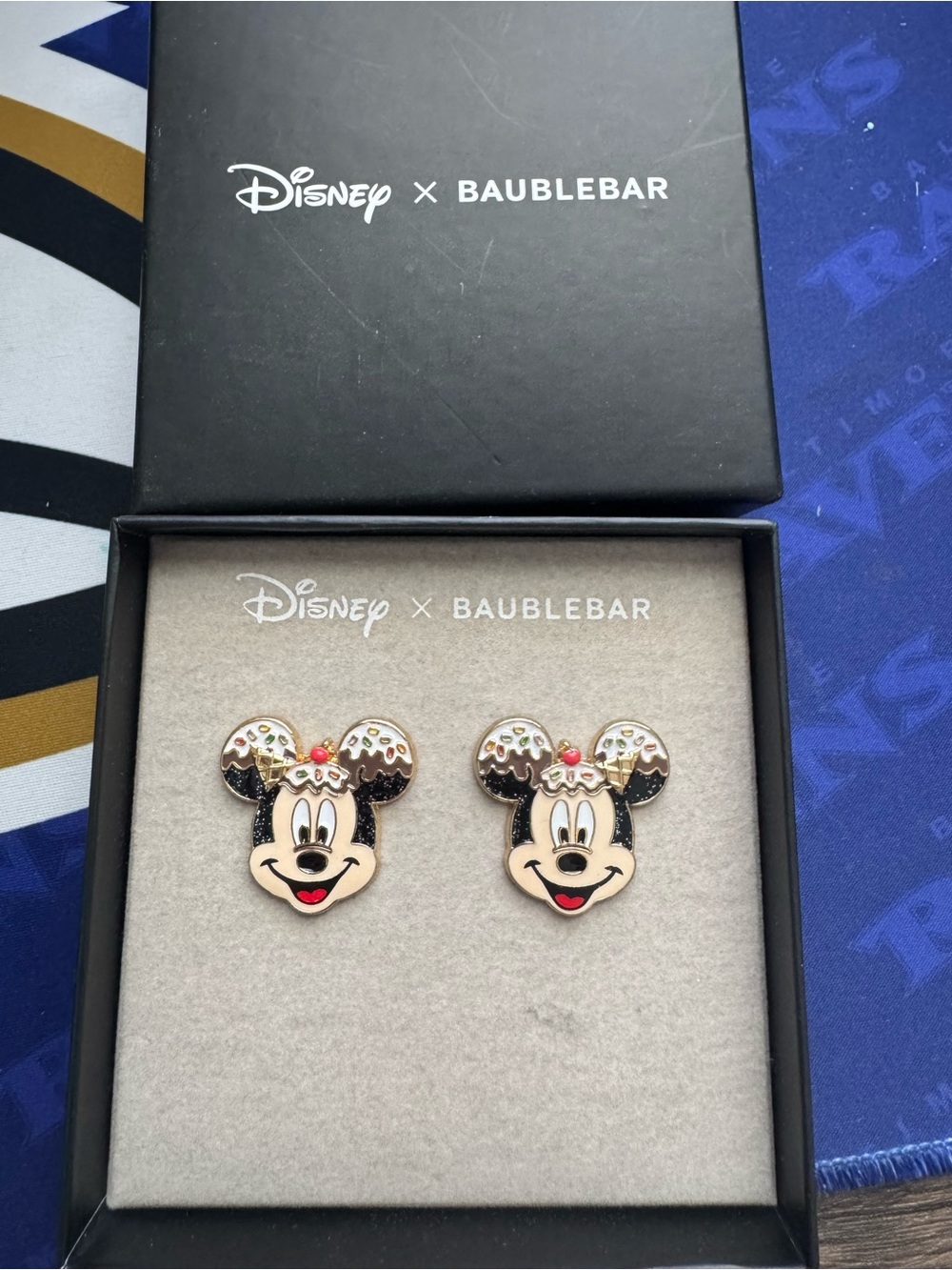 Disney x baublebar Mickey stud earrings